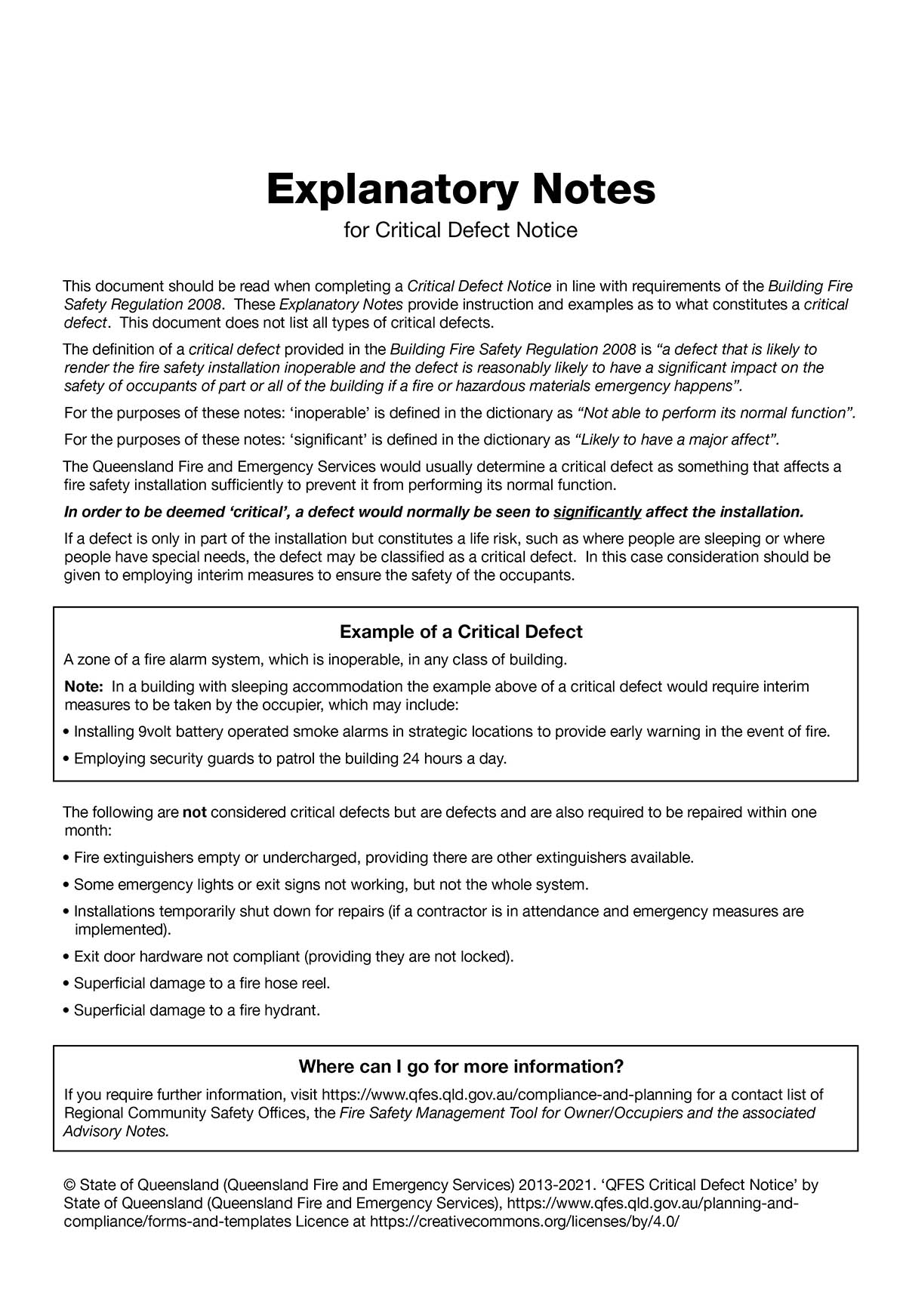 Critical Defect Notices (QLD) - Image 3